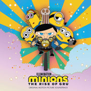 the album cover for Various Artists - Minions: The Rise Of Gru [Indie Exclusive Limited Edition Gru Blue 2 LP]
