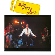 the album cover for Jonathan Richman & The Modern Lovers - Modern Lovers 'Live' [Indie Exclusive Limited Edition Yellow LP]