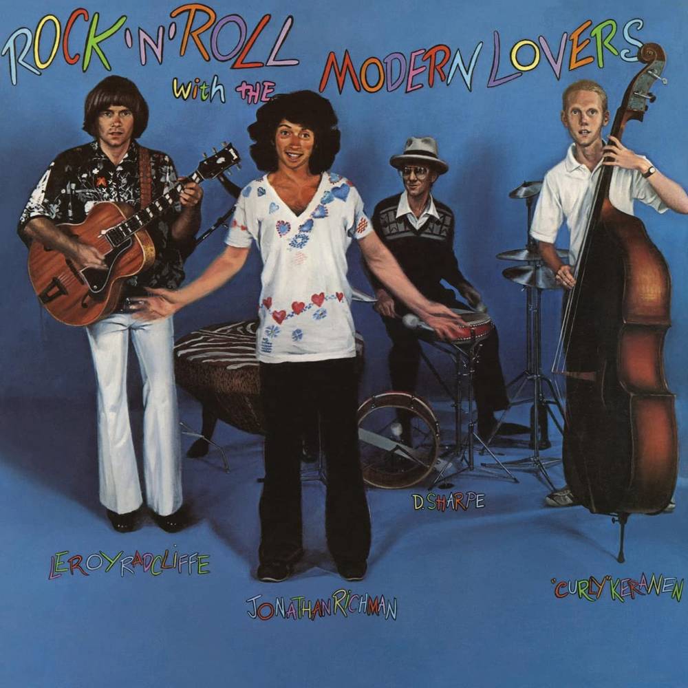the album cover for Jonathan Richman & The Modern Lovers - Rock 'n' Roll With The Modern Lovers [Red LP]