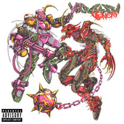 the album cover for Wargasm (UK) - Venom [Indie Exclusive Limited Edition Translucent Ruby LP]