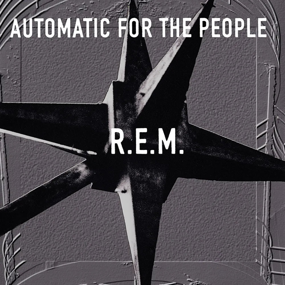 the album cover for R.E.M. - Automatic For The People [Indie Exclusive Limited Edition Canary Yellow LP]