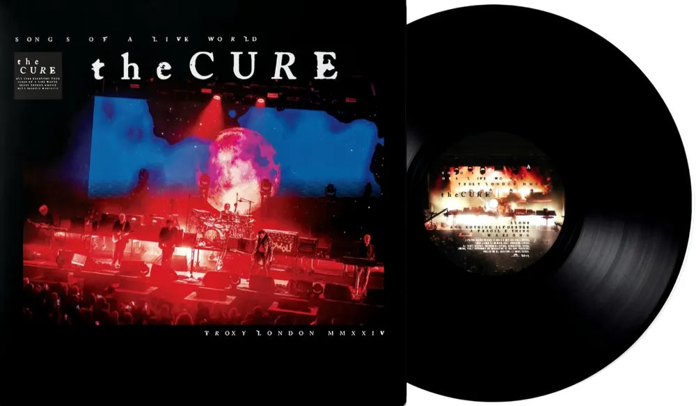 the album cover for The Cure - Songs Of A Live World: Troxy London MMXXIV [Limited Edition]