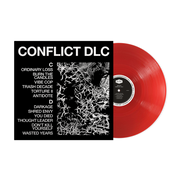 the album cover for Health - CONFLICT DLC [Indie Exclusive Translucent Ruby]