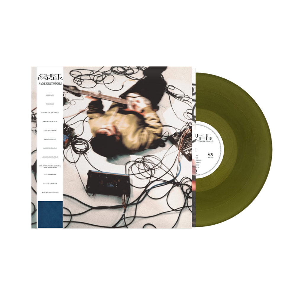 the album cover for Chet Faker - Love For Strangers [Indie Exclusive Green Colored Vinyl]