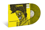 the album cover for The Cramps - Bad Music For Bad People [RSD Essentials Goo Goo Muck Green]