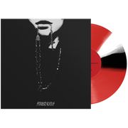 the album cover for Starbenders - The Beast Goes On [Indie Exclusive Trans Red w/ Black + White Twists]