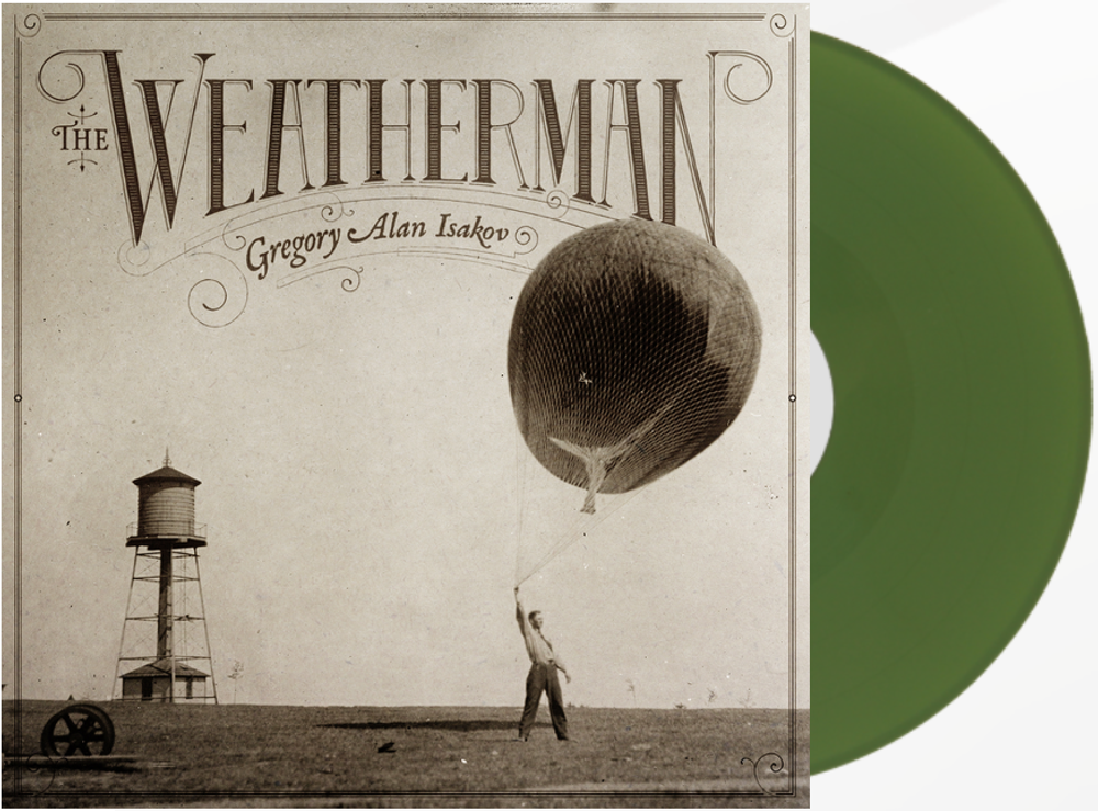 the album cover for Gregory Alan Isakov - Weatherman [Indie Exclusive Green]