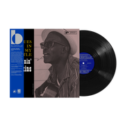 the album cover for Lightnin' Hopkins - Blues In My Bottle (Bluesville Acoustic Sounds Series) [180g Black Vinyl - paper wrapped jacket]