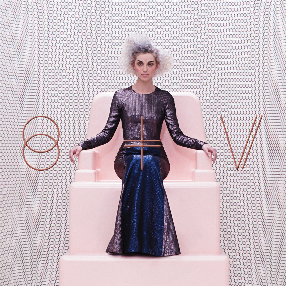 the album cover for St. Vincent - St. Vincent (10th Anniversary) [Indie Exclusive Purple]