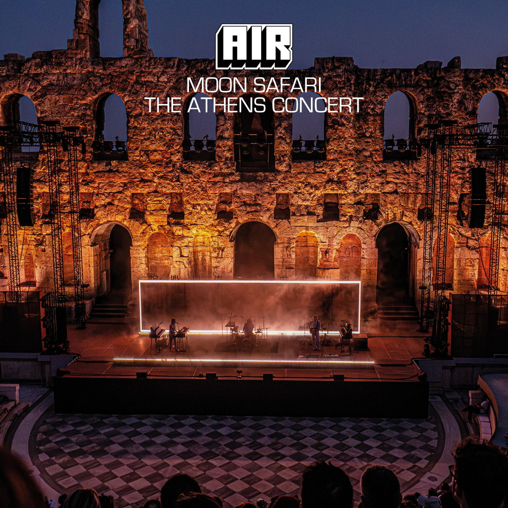 the album cover for Air - AIR Moon Safari - The Athens Concert [RSD 2026]