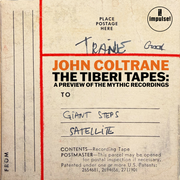 the album cover for John Coltrane - The Tiberi Tapes: A Preview of the Mythic Recordings [RSD 2026]
