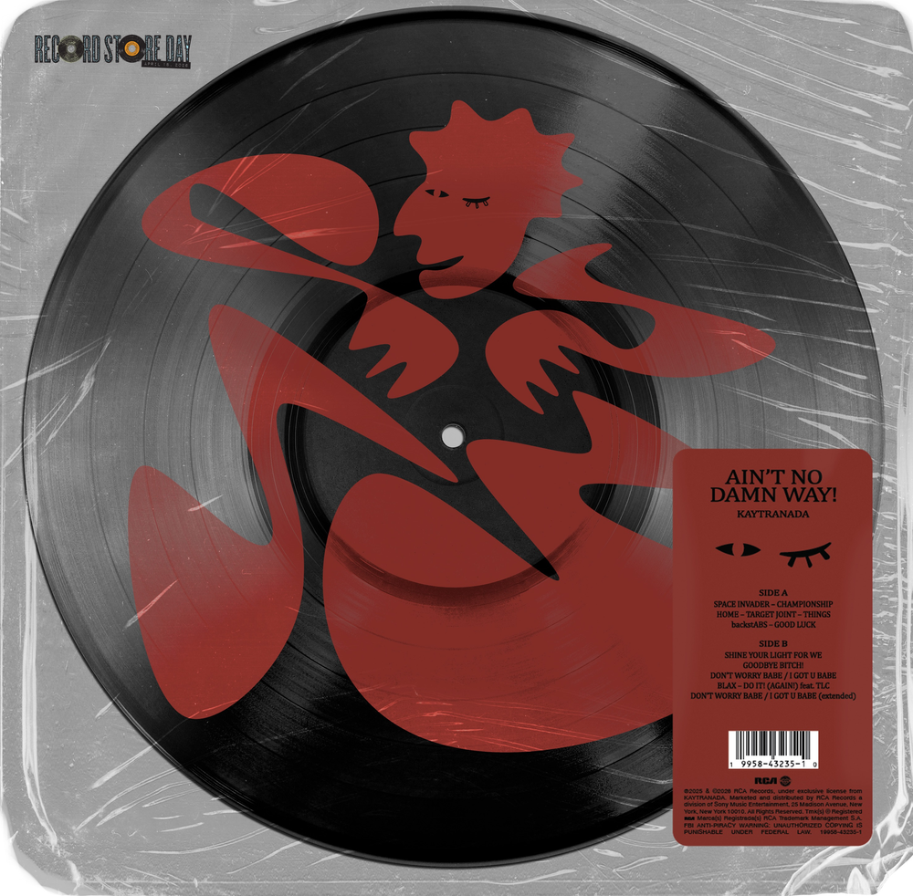 the album cover for KAYTRANADA - AIN'T NO DAMN WAY [RSD 2026]