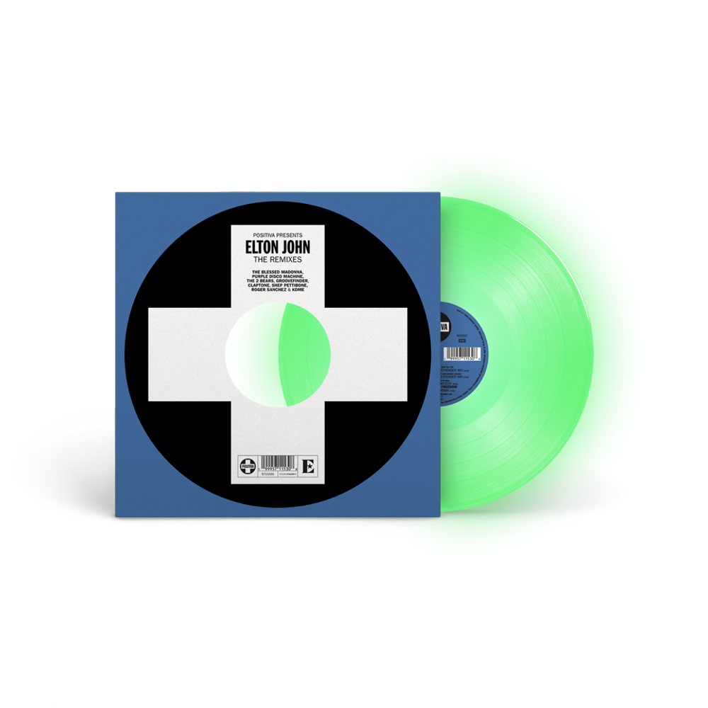 the album cover for Elton John - Positiva Presents: Elton John - The Remixes [RSD 2026]