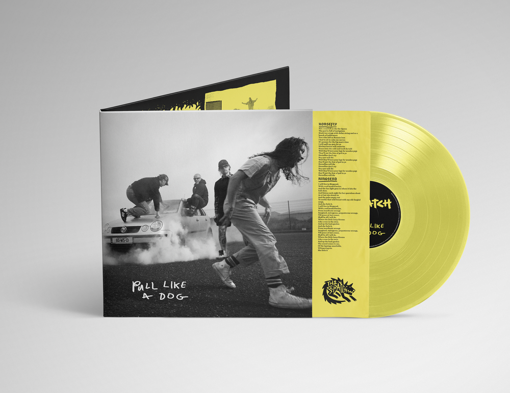 the album cover for Scratch - Pull Like A Dog [Transparent Yellow]