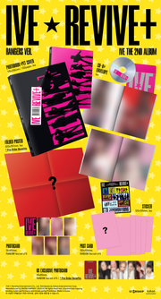 the album cover for IVE - [BANGERS ver.] IVE THE 2ND ALBUM REVIVE+