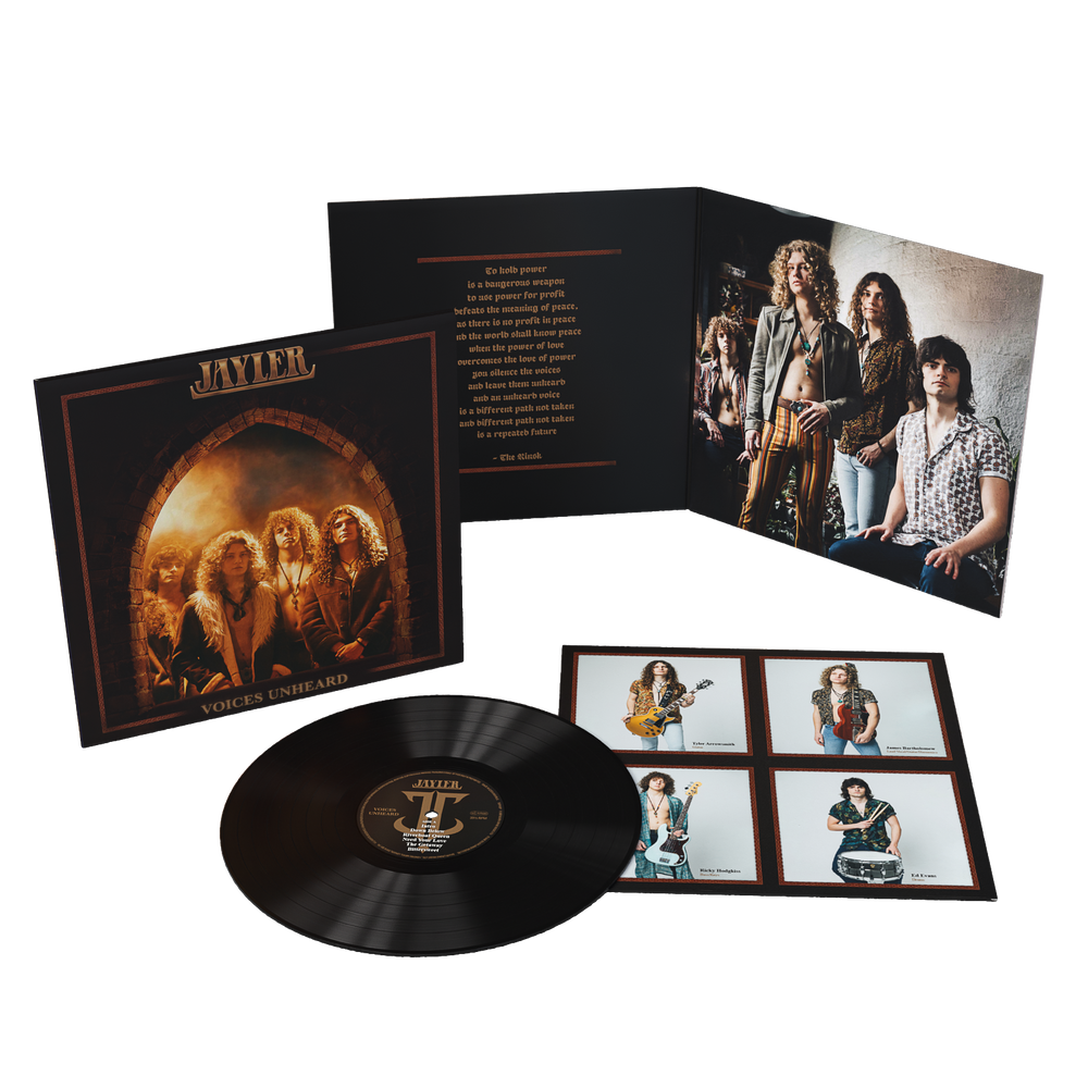 the album cover for JAYLER - Voices Unheard [Indie Exclusive Autographed Insert]