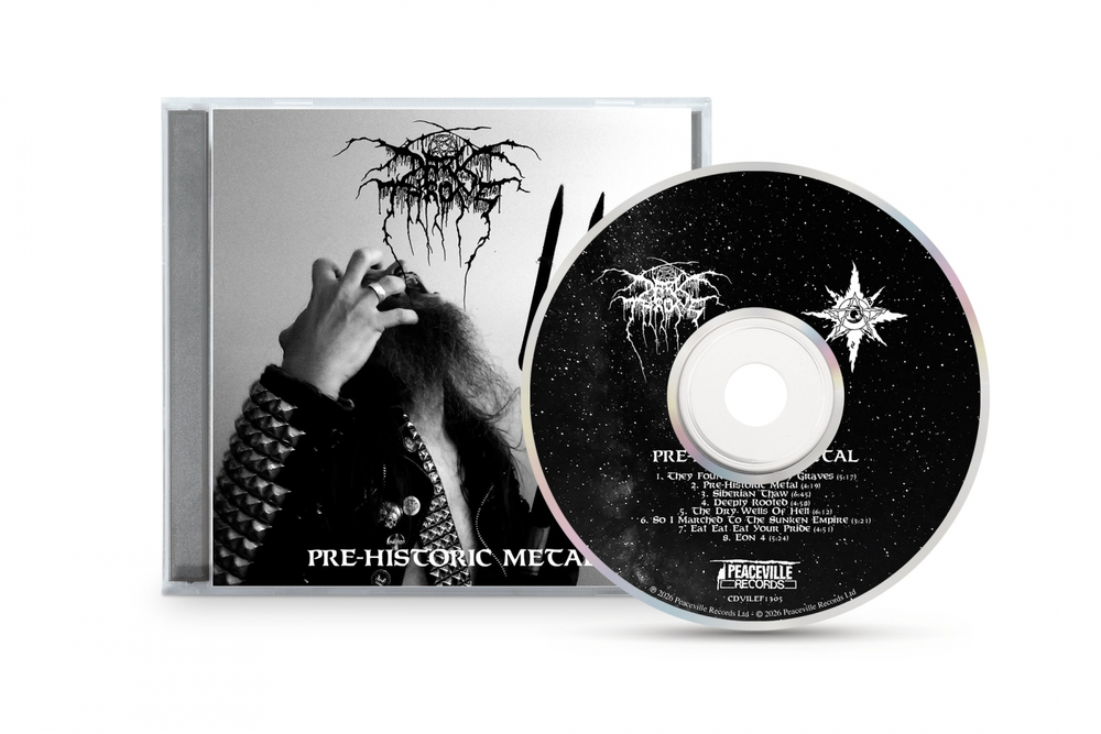 the album cover for Darkthrone - Pre-Historic Metal