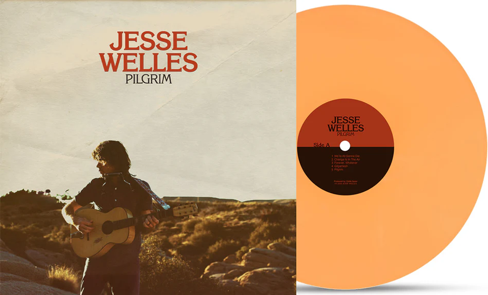 the album cover for Jesse Welles - Pilgrim [Colored Vinyl] (Gate) (Pech) [Indie Exclusive]