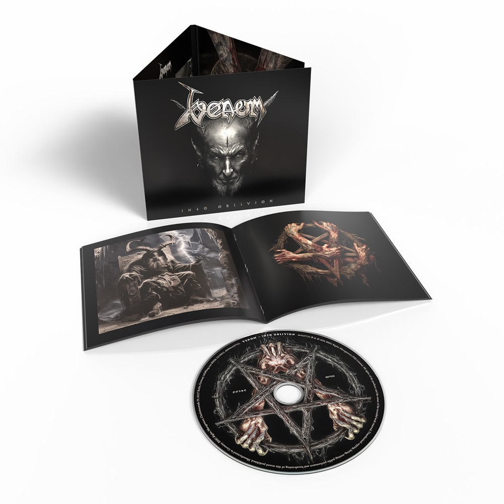 the album cover for Venom - Into Oblivion