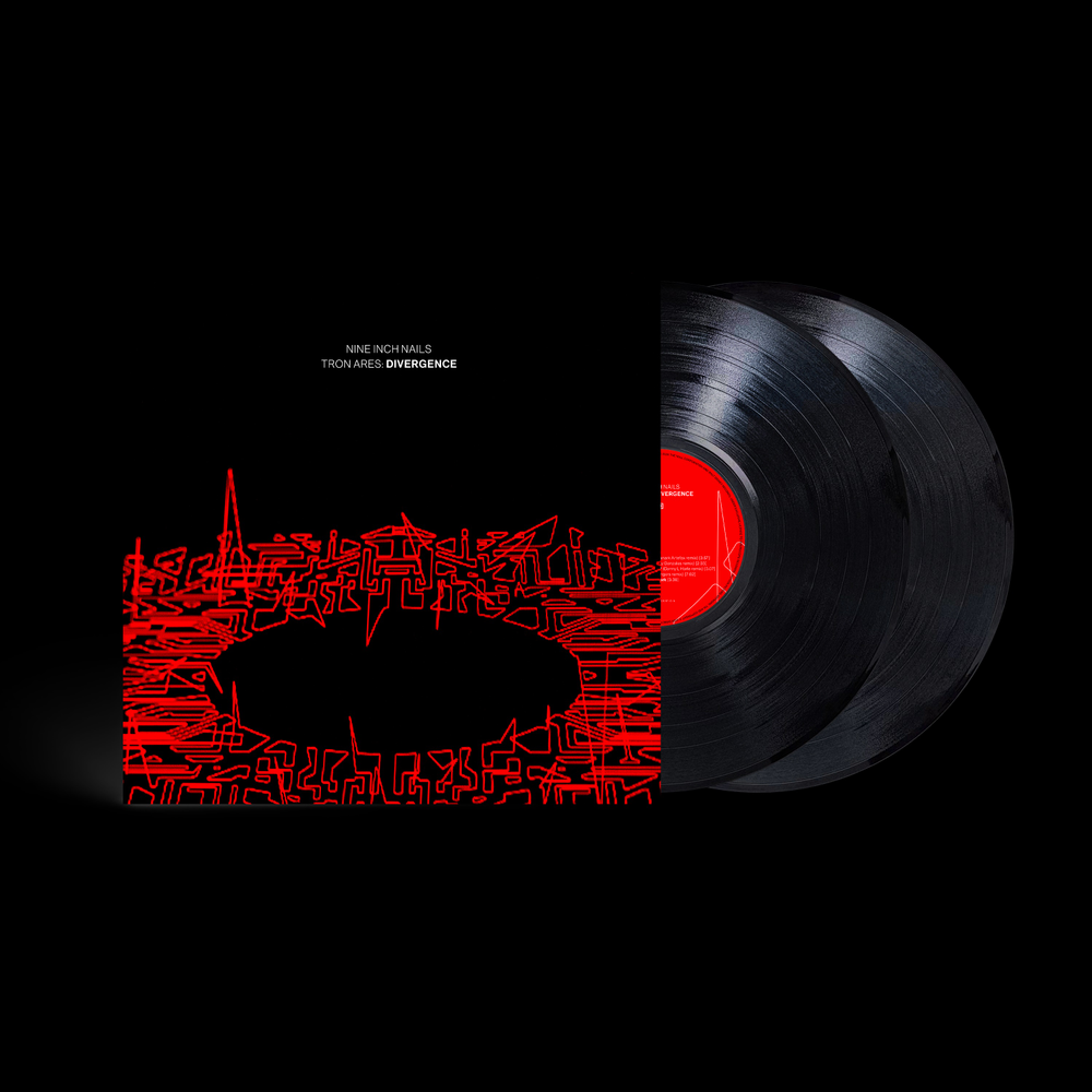 the album cover for Nine Inch Nails - Tron Ares: Divergence