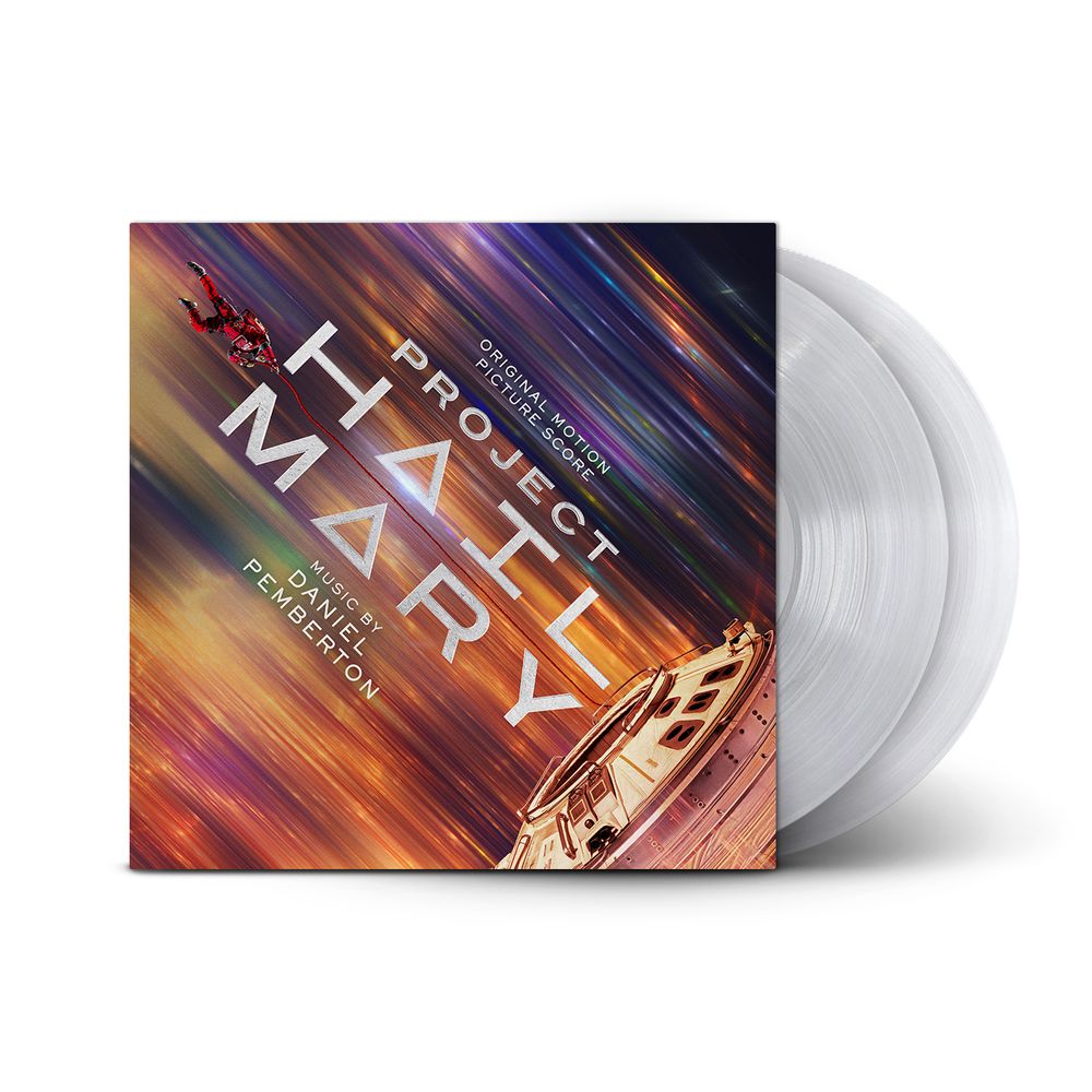 the album cover for Daniel Pemberton - Project Hail Mary (Original Motion Picture Score) [Crystal Clear Translucent]