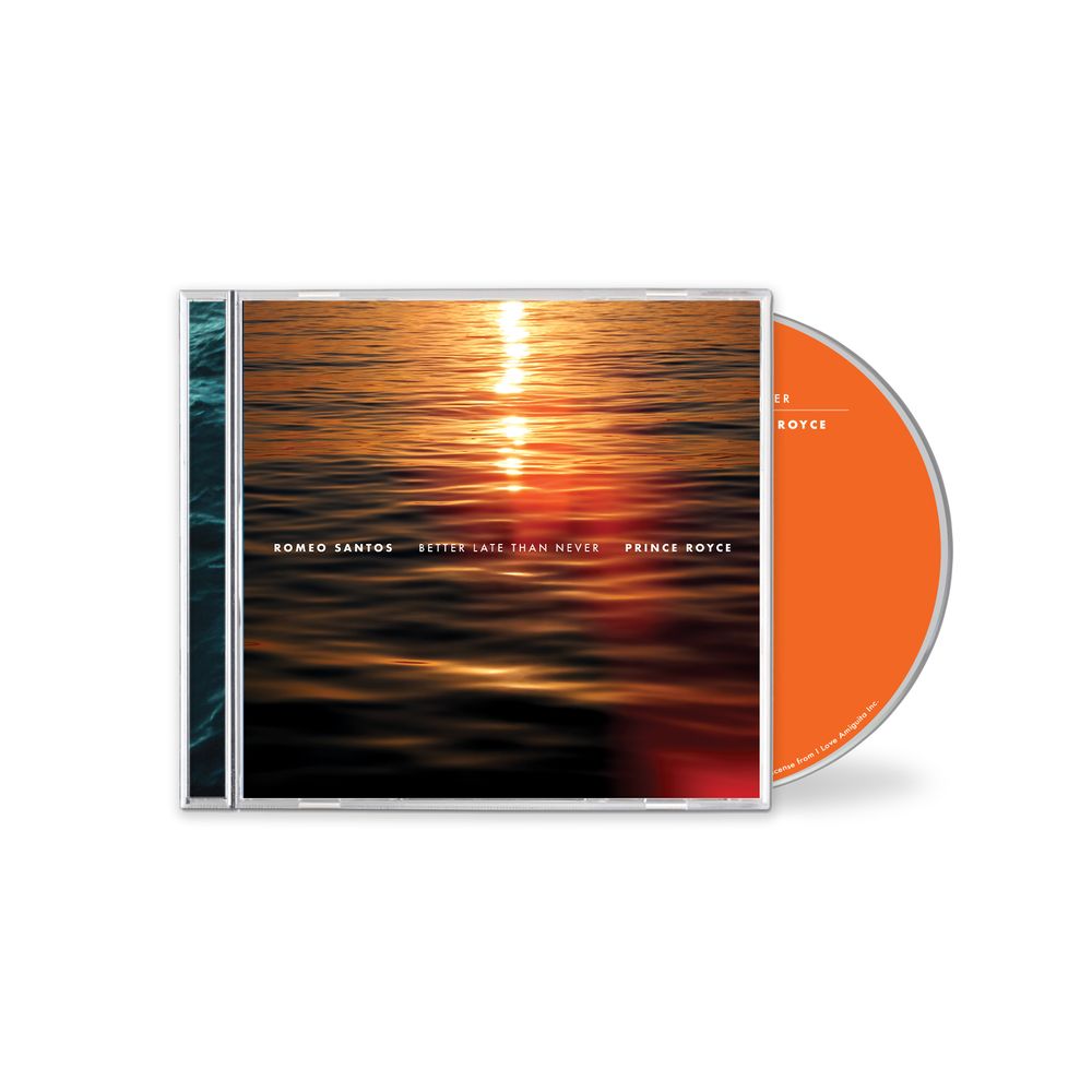 the album cover for Romeo Santos & Prince Royce - Better Late Than Never