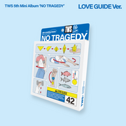 the album cover for TWS - TWS 5th Mini Album 'NO TRAGEDY' [LOVE GUIDE Standard Ver.]