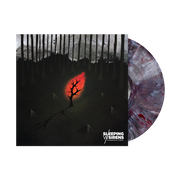 the album cover for Sleeping With Sirens - An Ending In Itself [Black/White/Red Swirl]