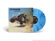 the album cover for Fu Manchu - Daredevil [Indie Exclusive Sky/Dune Buggy Blue Swirl]