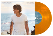 the album cover for Keith Urban - flow state [Translucent Orange]