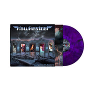 the album cover for Hawkestrel - Cover Ya Tracks [Purple Marble]