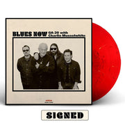 the album cover for GA-20 - Blues Now [Indie Exclusive Red Splatter - Autographed Insert]