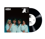the album cover for ABBA - Dancing Queen (50th Anniversary) [Black]