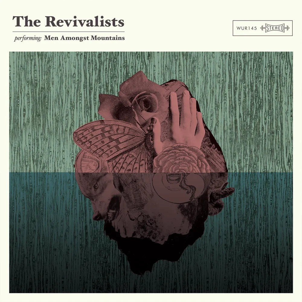 the album cover for The Revivalists - Men Amongst Mountains [Indie Exclusive Eco-friendly Lavender Blend]