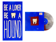 the album cover for Hey, Nothing - Hound [Red Smoke Split Color]