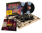 the album cover for KISS - KISS Destroys Anaheim '76