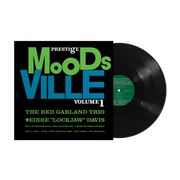 the album cover for The Red Garland Trio & Eddie "Lockjaw" Davis - Moodsville, Volume 1 - Moodsville Acoustic Sounds Series [180g Back - Stoughton tip-on jacket and OBI]
