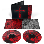 the album cover for Tony Iommi - From The Dark [Indie Exclusive Red/Black Marble 45 RPM]