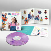 the album cover for Ms. Rachel - I'm So Happy [Indie Exclusive Marble Purple]