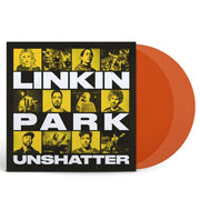 the album cover for Linkin Park - Unshatter Film Soundtrack - Live in Sao Paulo [Indie / D2C Exclusive Translucent Orange]