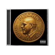 the album cover for Pitbull - Pitcoin