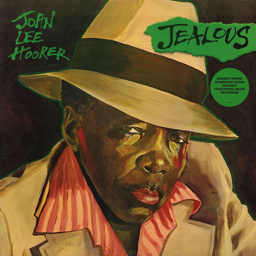 the album cover for John Lee Hooker - Jealous