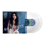 the album cover for Amy Winehouse - Back To Black - 20th Anniversary [Deluxe Ultra Clear 3LP]