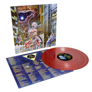 the album cover for Iron Maiden - Somewhere in Time - 40th Anniversary [Oxblood]
