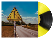 the album cover for James Marriott - Warning Signs [Indie Exclusive Yellow & Black Petal]