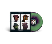 the album cover for Gorillaz - Demon Days - Brick & Mortar Exclusive [Green, Purple, and Red Half-speed Mastered]