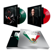 the album cover for Rammstein - LIVE IN MEXICO CITY [Color 180g 4 LP 45RPM]