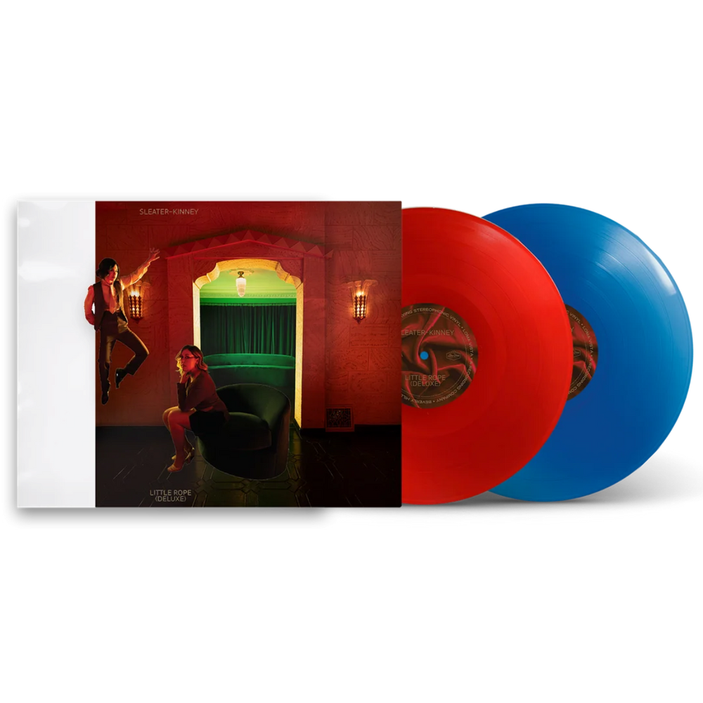 the album cover for Sleater-Kinney - Little Rope - Deluxe Edition (3 Bonus Songs) [Red / Blue]