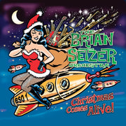 the album cover for Brian Setzer Orchestra - Christmas Comes Alive [RSD BF 2026]