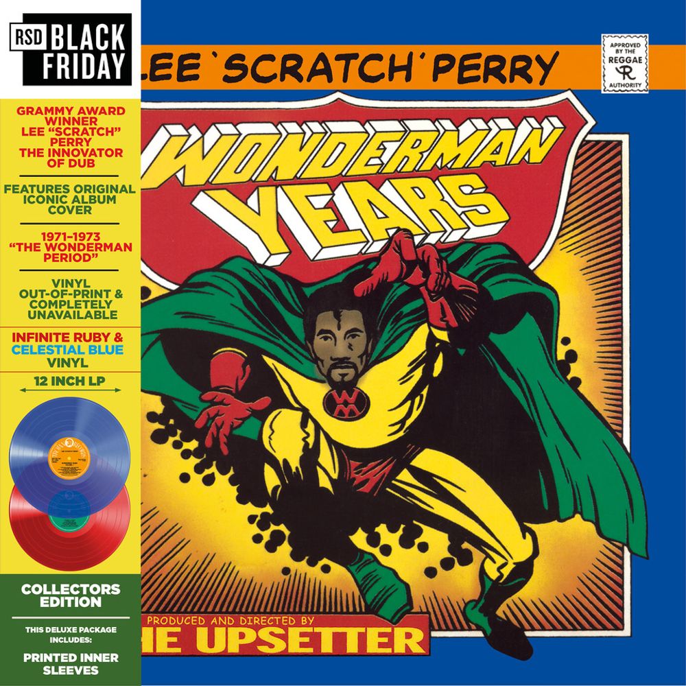 the album cover for Lee Perry  Scratch - Wonderman Years Vol. 1 (Deluxe) [RSD BF 2026]